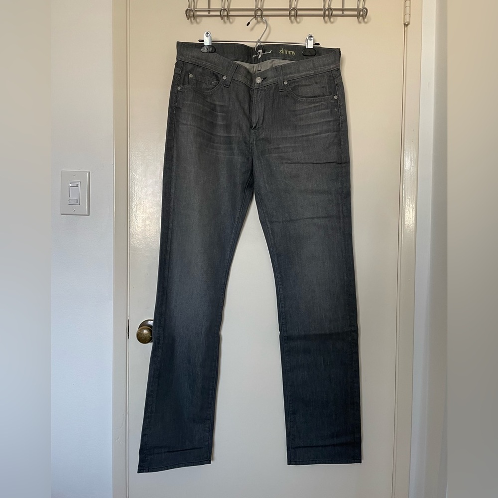7 for All Mankind slimmy gray